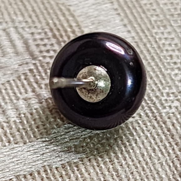 VINTAGE MISMATCHED HAITIAN PEARL STUD EARRINGS – 925 STERLING SILVER, AS-IS - Picture 9 of 14